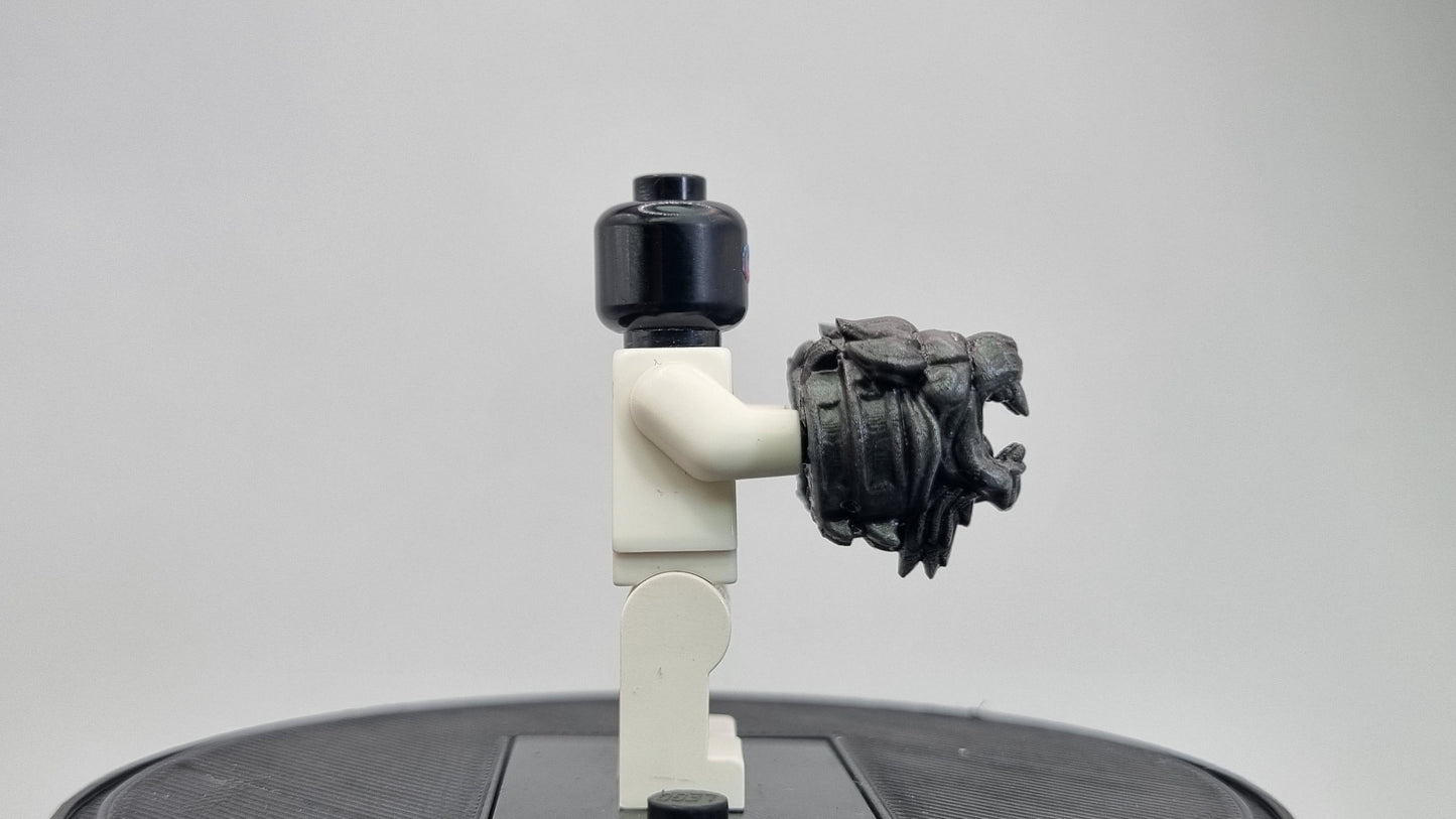 Building toy custom 3D printed painted angry god killing fist weapons!