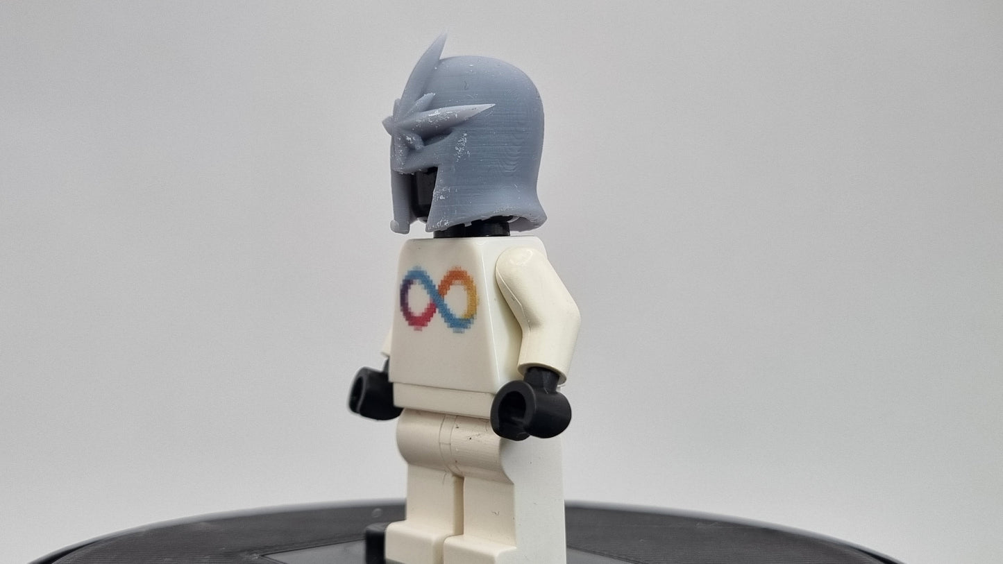 Building toy custom 3D printed super heroes galactic corpse helmet!