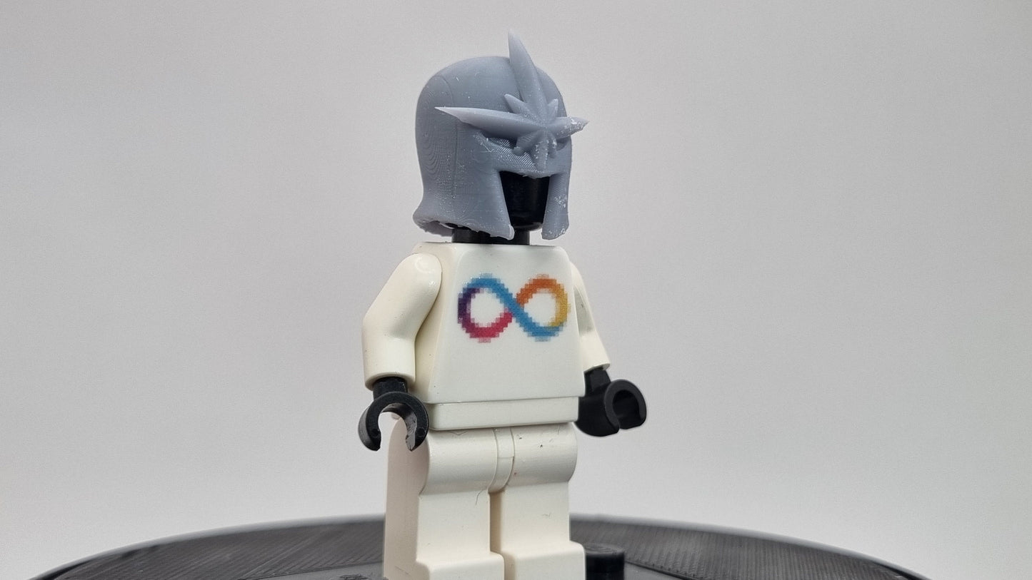 Building toy custom 3D printed super heroes galactic corpse helmet!