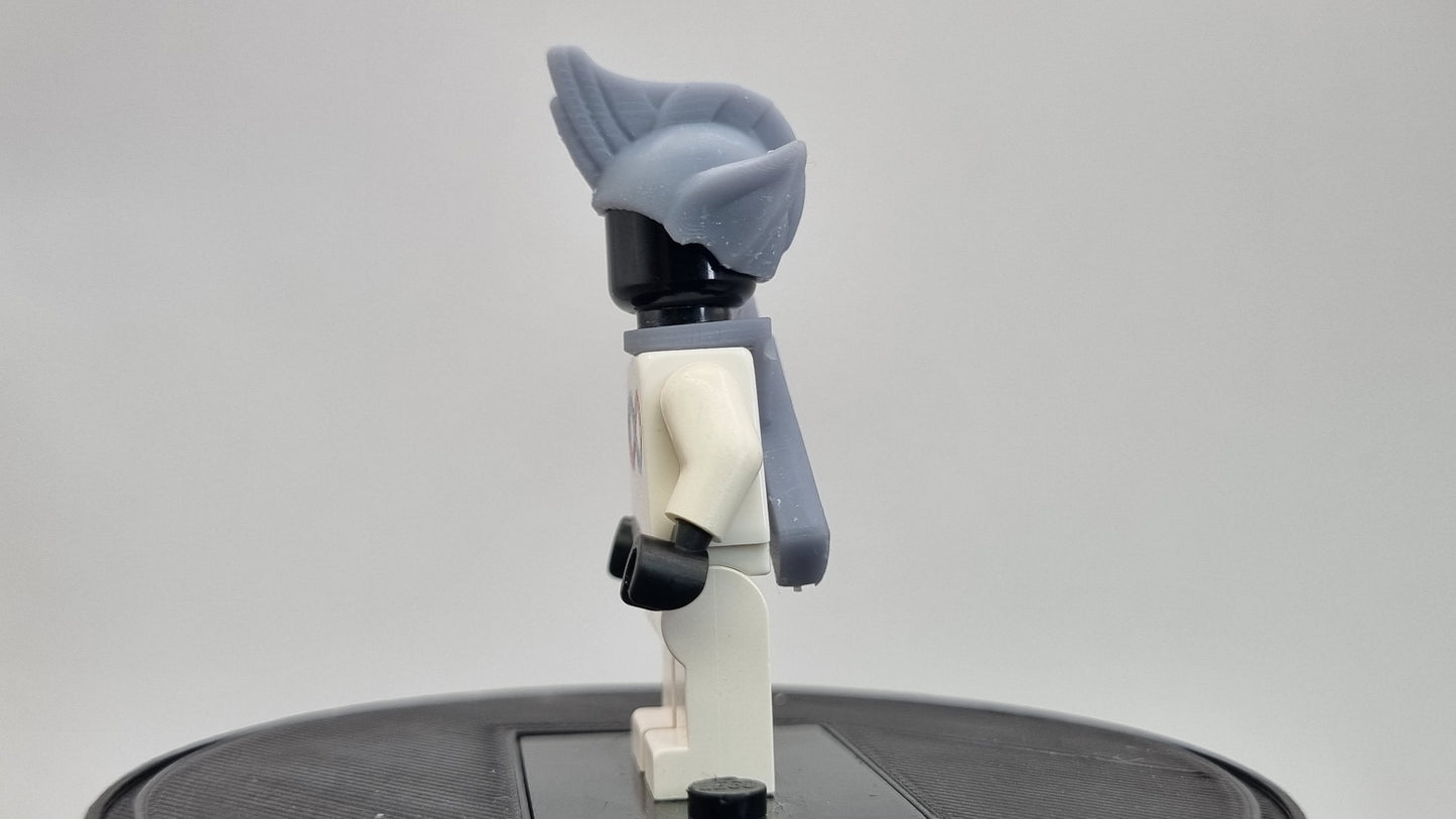 Building toy custom 3D printed classic style mohawk super hero!