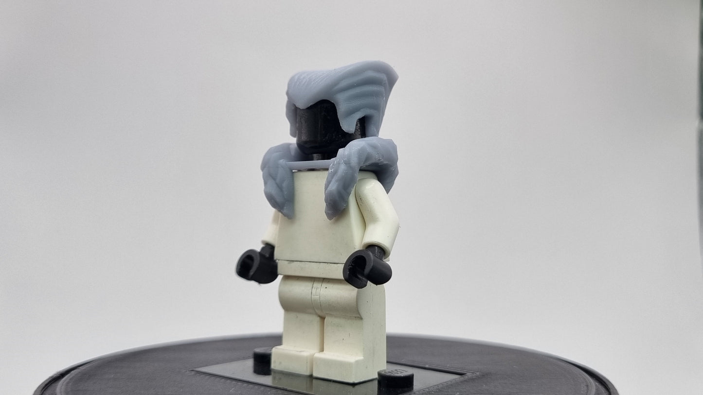 Building toy custom 3D printed nomral ancient cat villain!