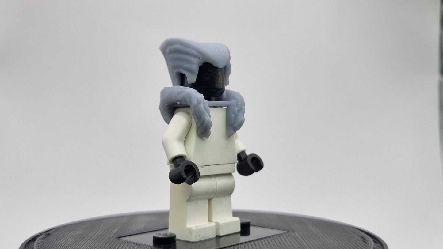 Building toy custom 3D printed nomral ancient cat villain!
