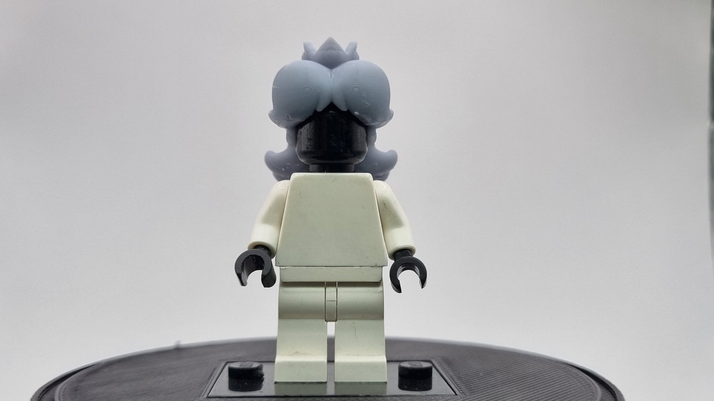Building toy custom 3D printed royal hair piece 1