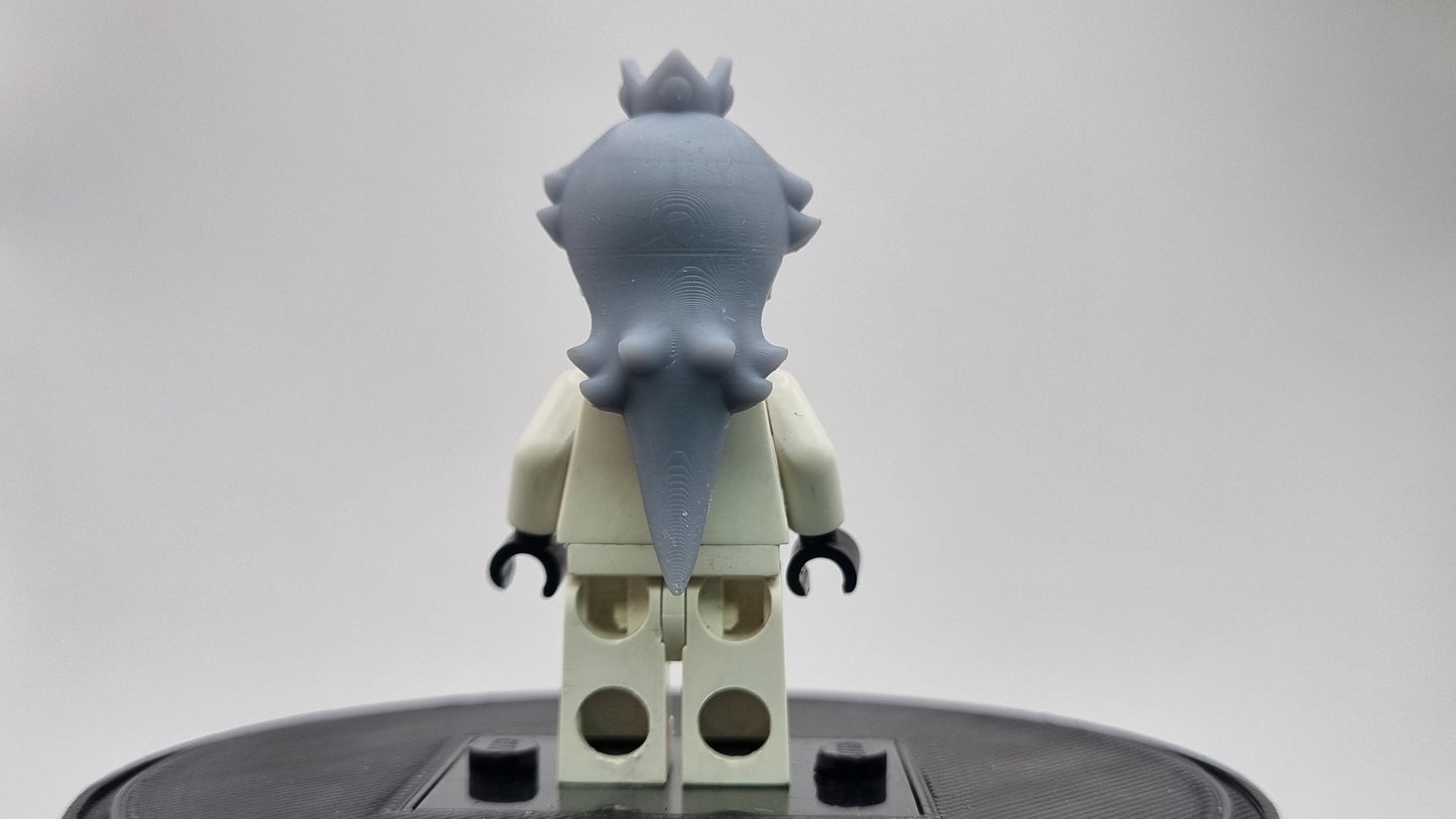 Building toy custom 3D printed royal hair piece 3