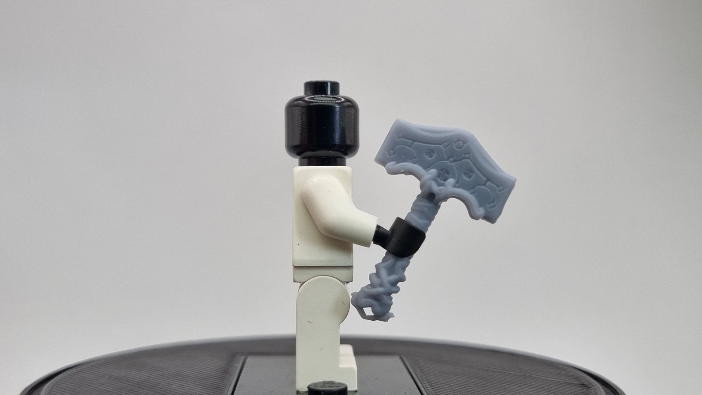 Building toy custom 3D printed lightning hammer!