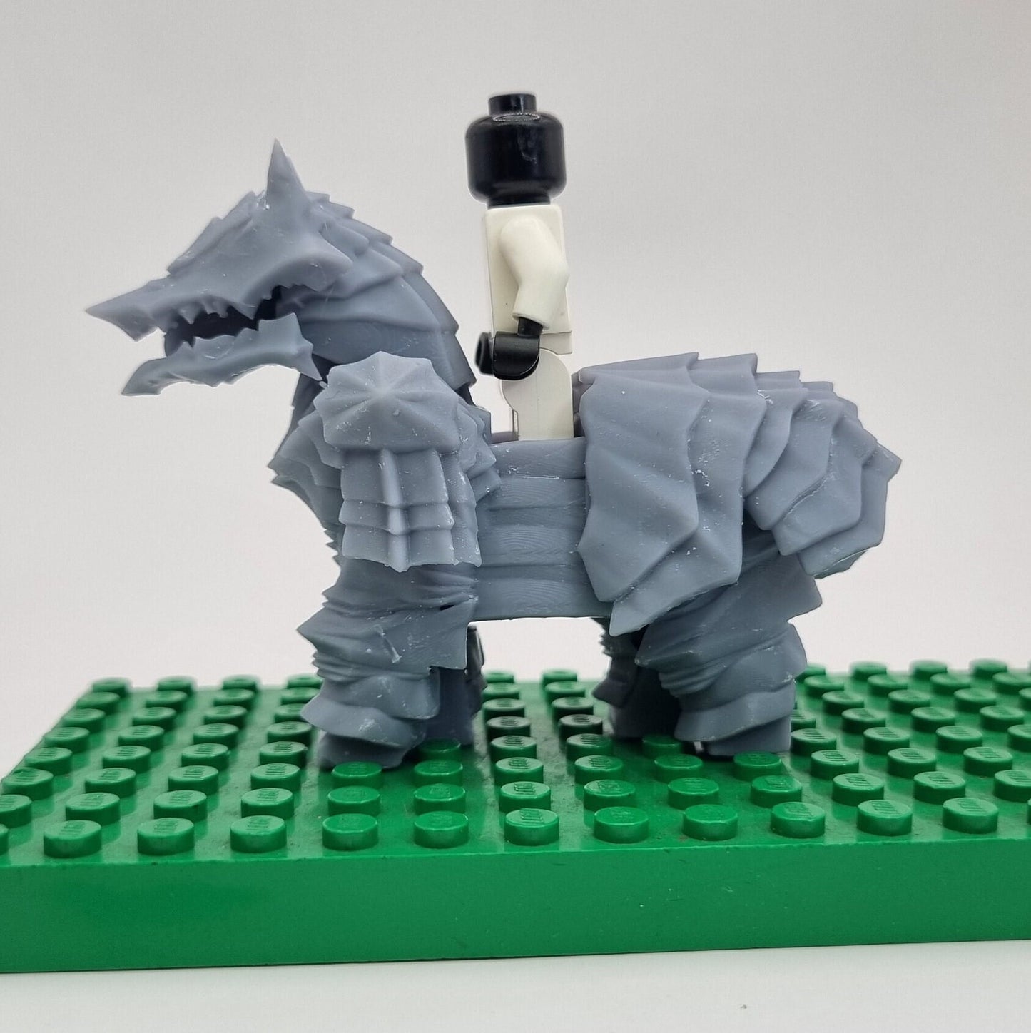 Building toy custom 3D printed armored horse!