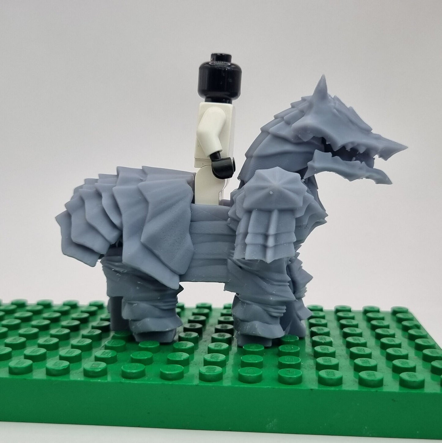 Building toy custom 3D printed armored horse!