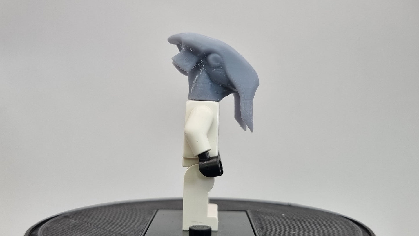Building toy custom 3D printed galaxy wars tentical lonh head with 2 tenticals alien!