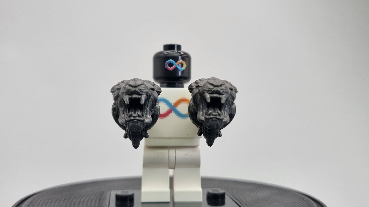 Building toy custom 3D printed painted angry god killing fist weapons!
