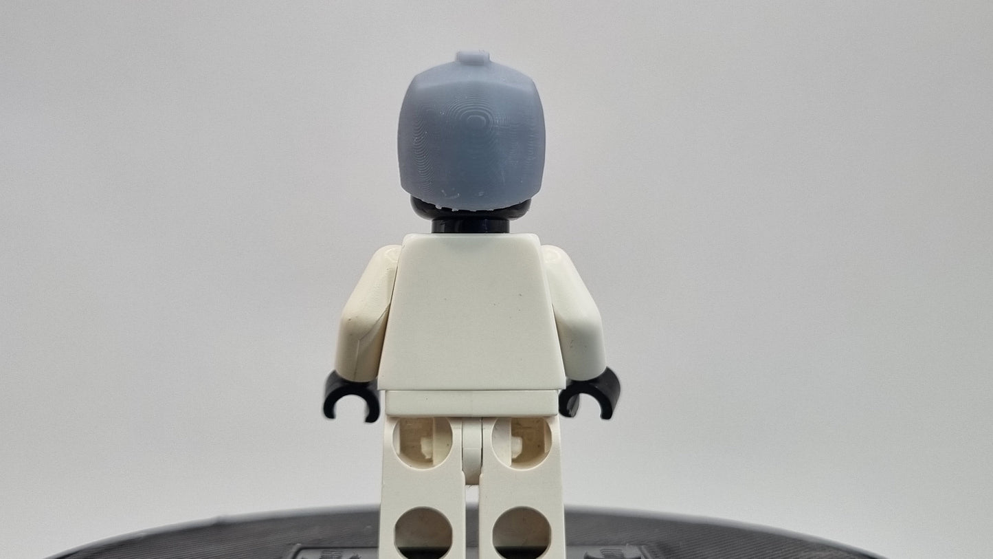 Building toy custom 3D printed small mohawk super hero helmet!