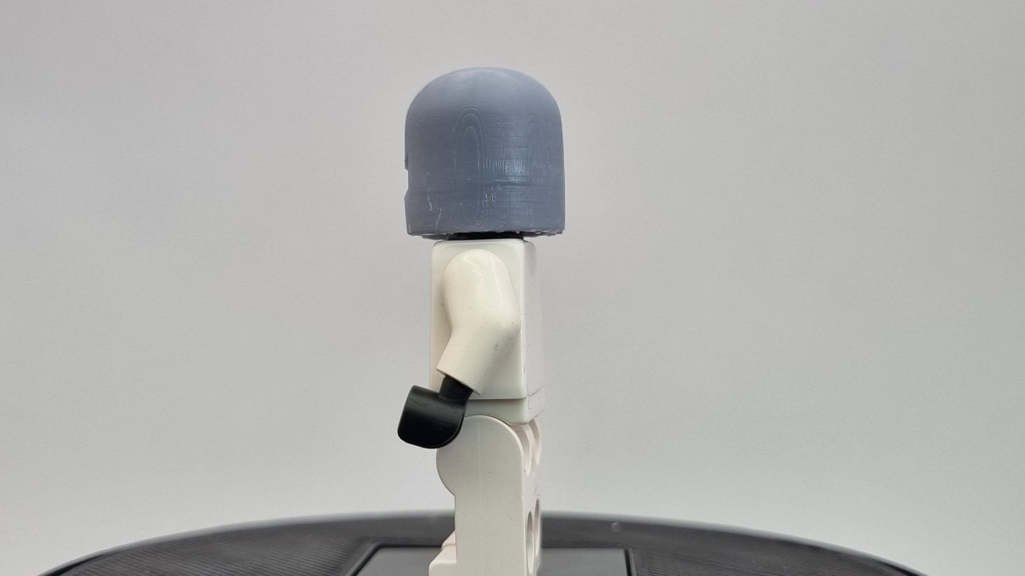 Building toy custom 3D printed super hero helmet from magician!