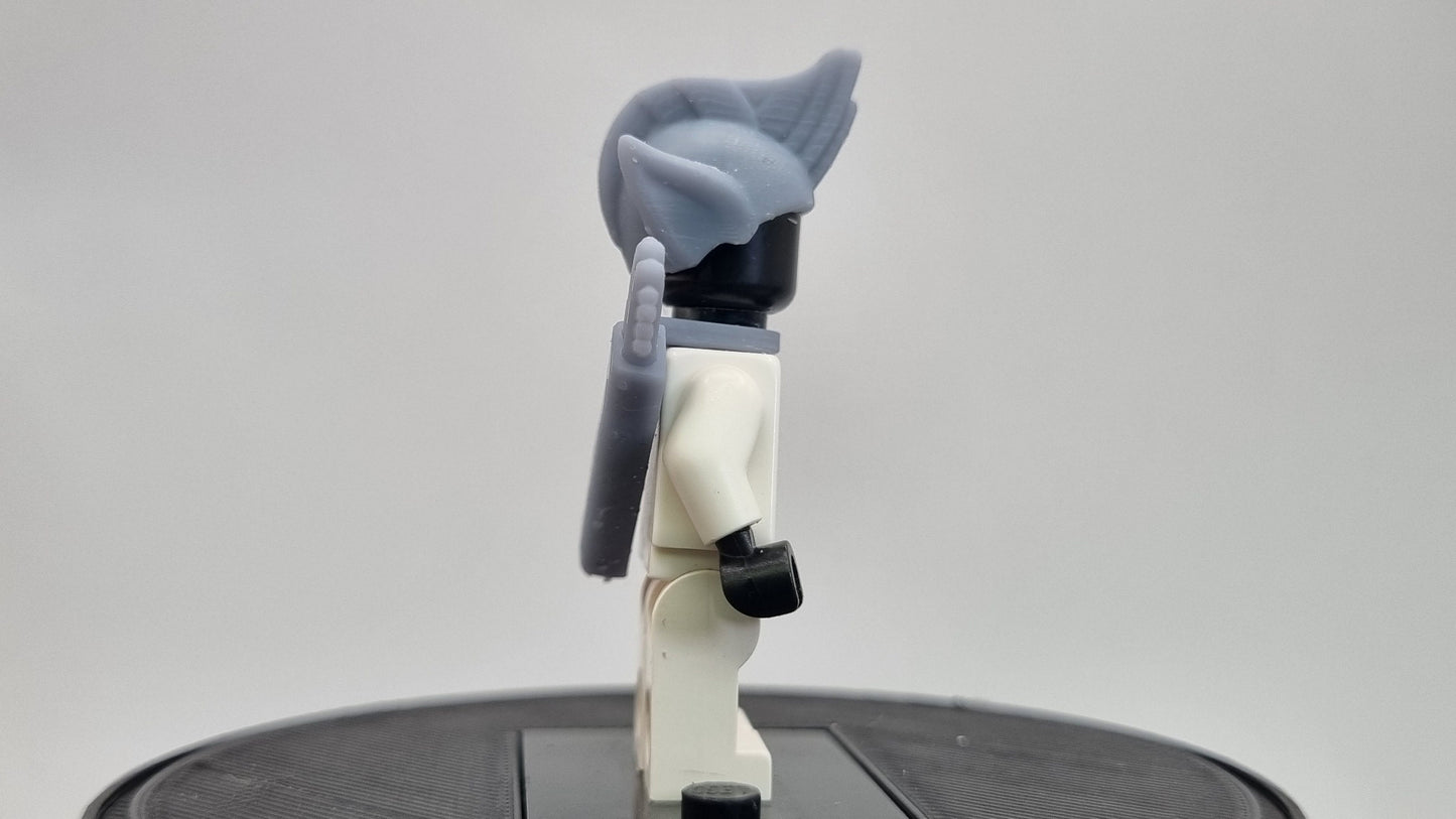 Building toy custom 3D printed classic style mohawk super hero!