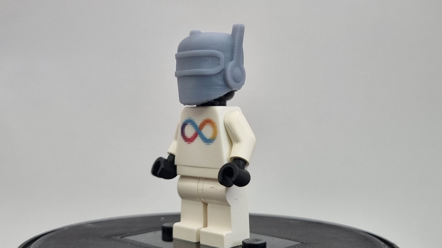 Building toy custom 3D printed super hero robot like helmet!