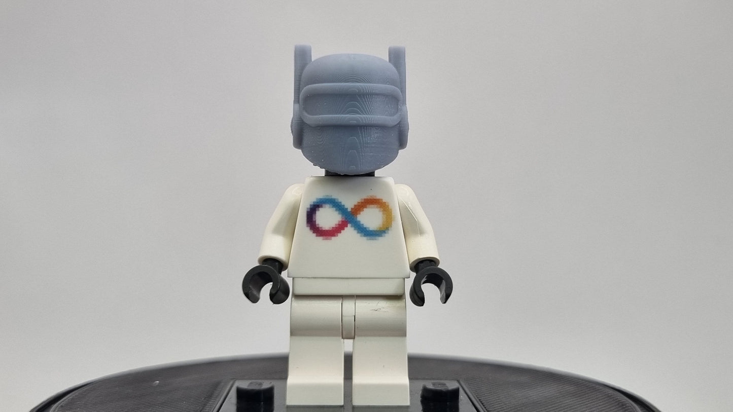 Building toy custom 3D printed super hero robot like helmet!