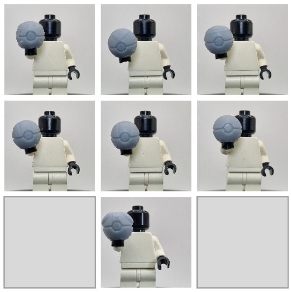 Building toy custom 3D printed big animal to catch ball pack!