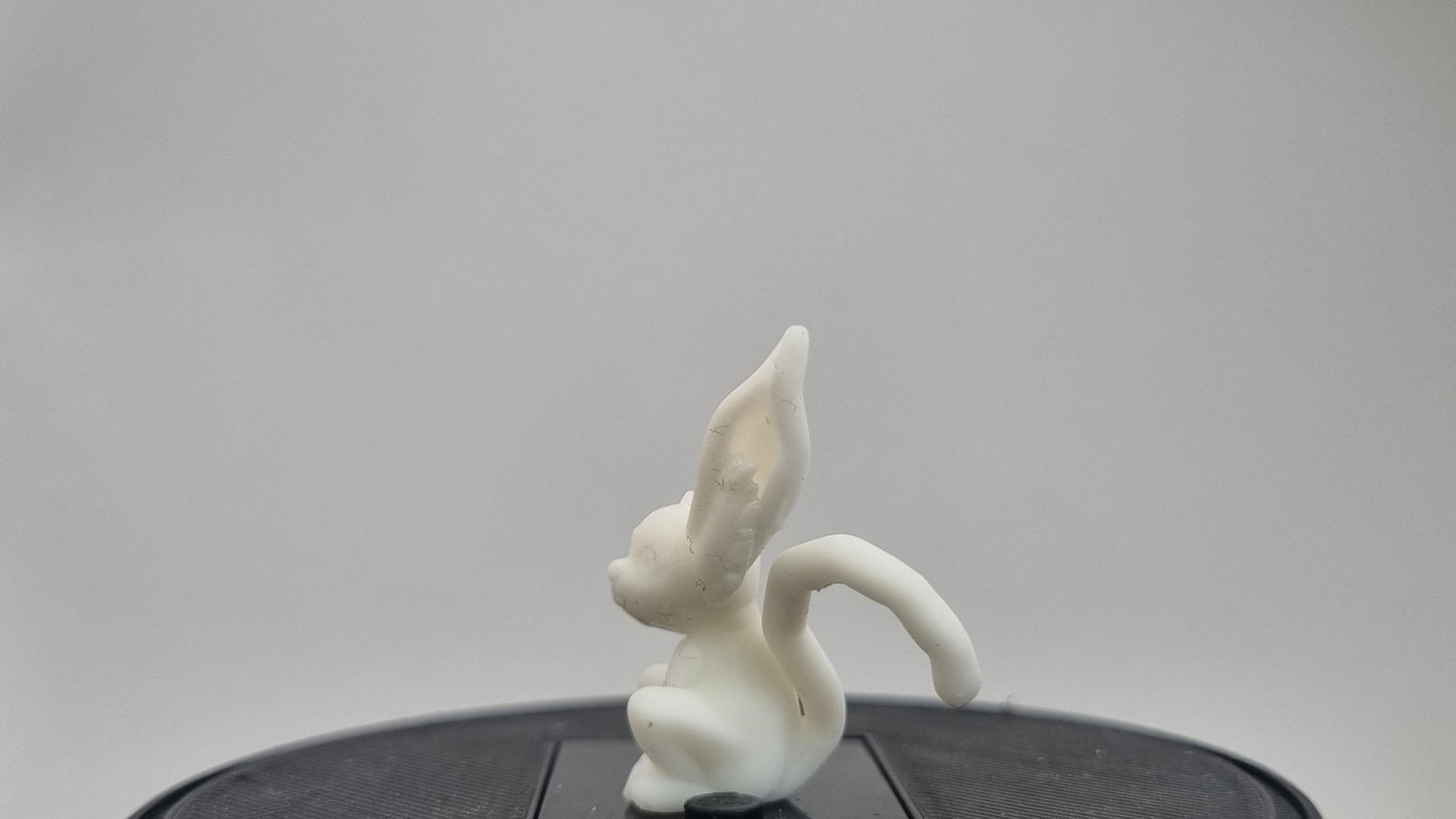 Building toy custom 3D printed white monkey!
