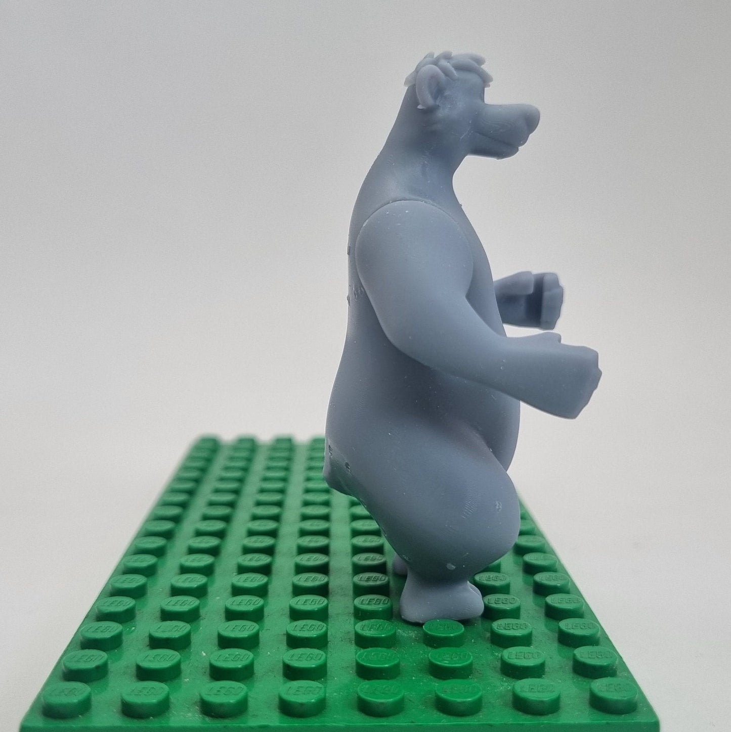 Custom 3D printed building toy friendly singing bear bigfig!