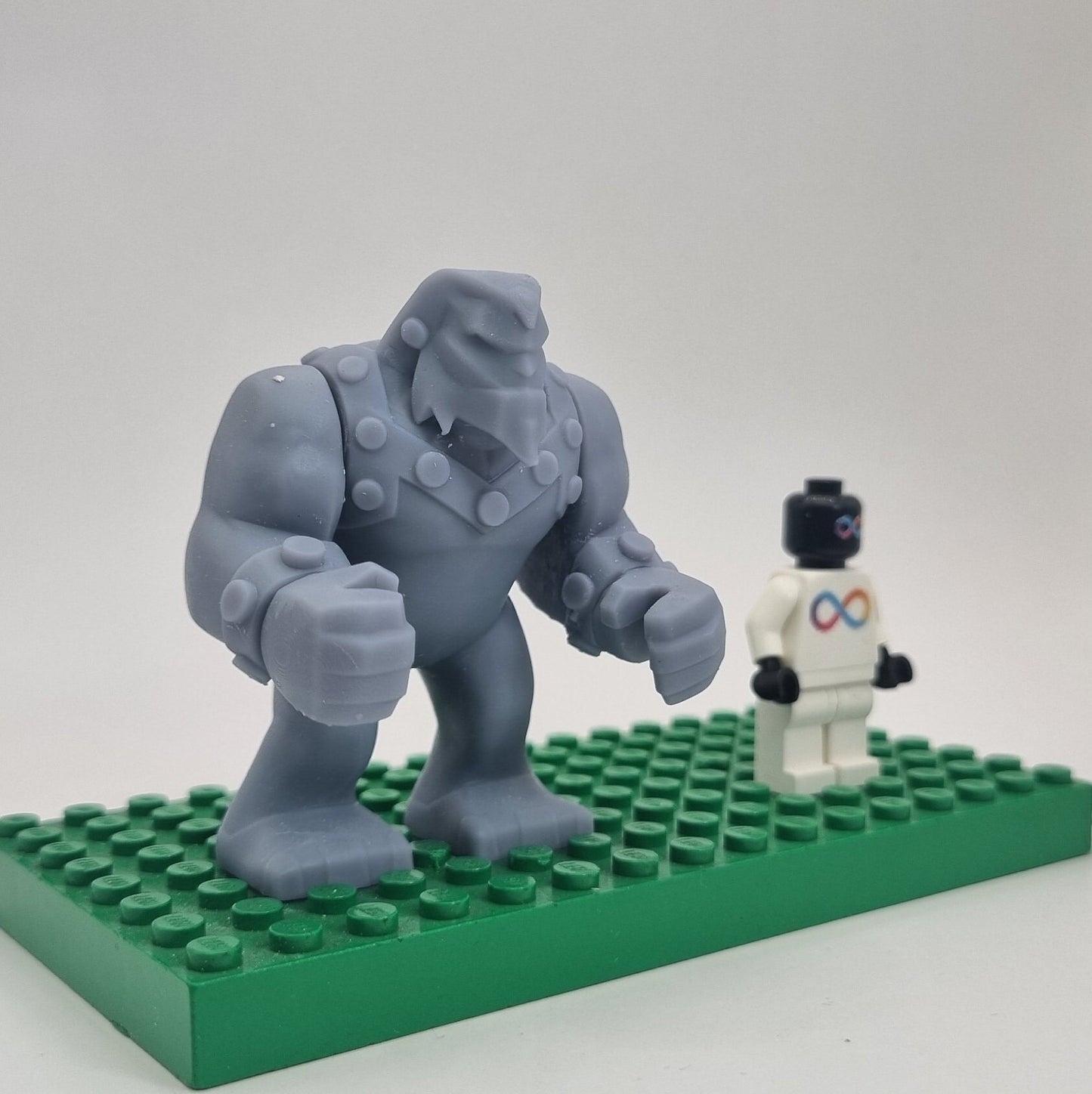 Custom 3D printed building toy teen heroes villain bigfig!