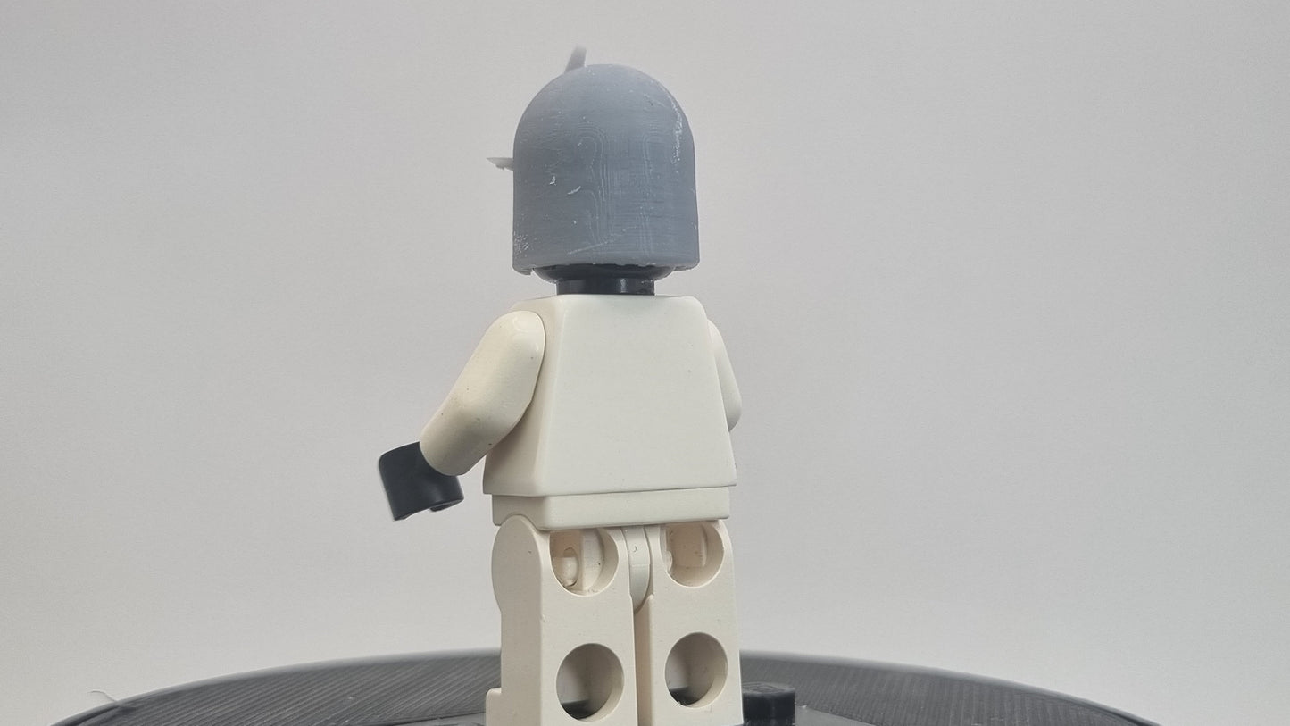 Custom 3D printted building toy star super hero helmet!