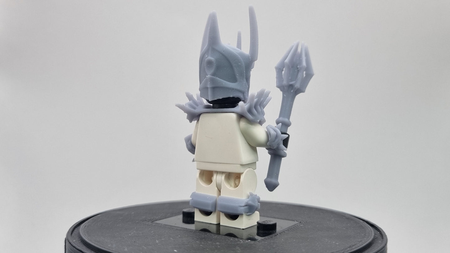 Custom 3D printted building toy classic game style evil lord!