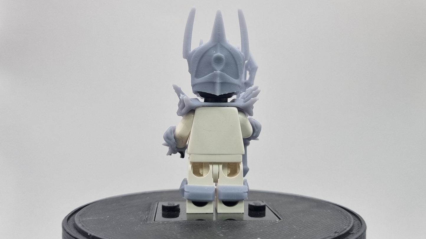 Custom 3D printted building toy classic game style evil lord!