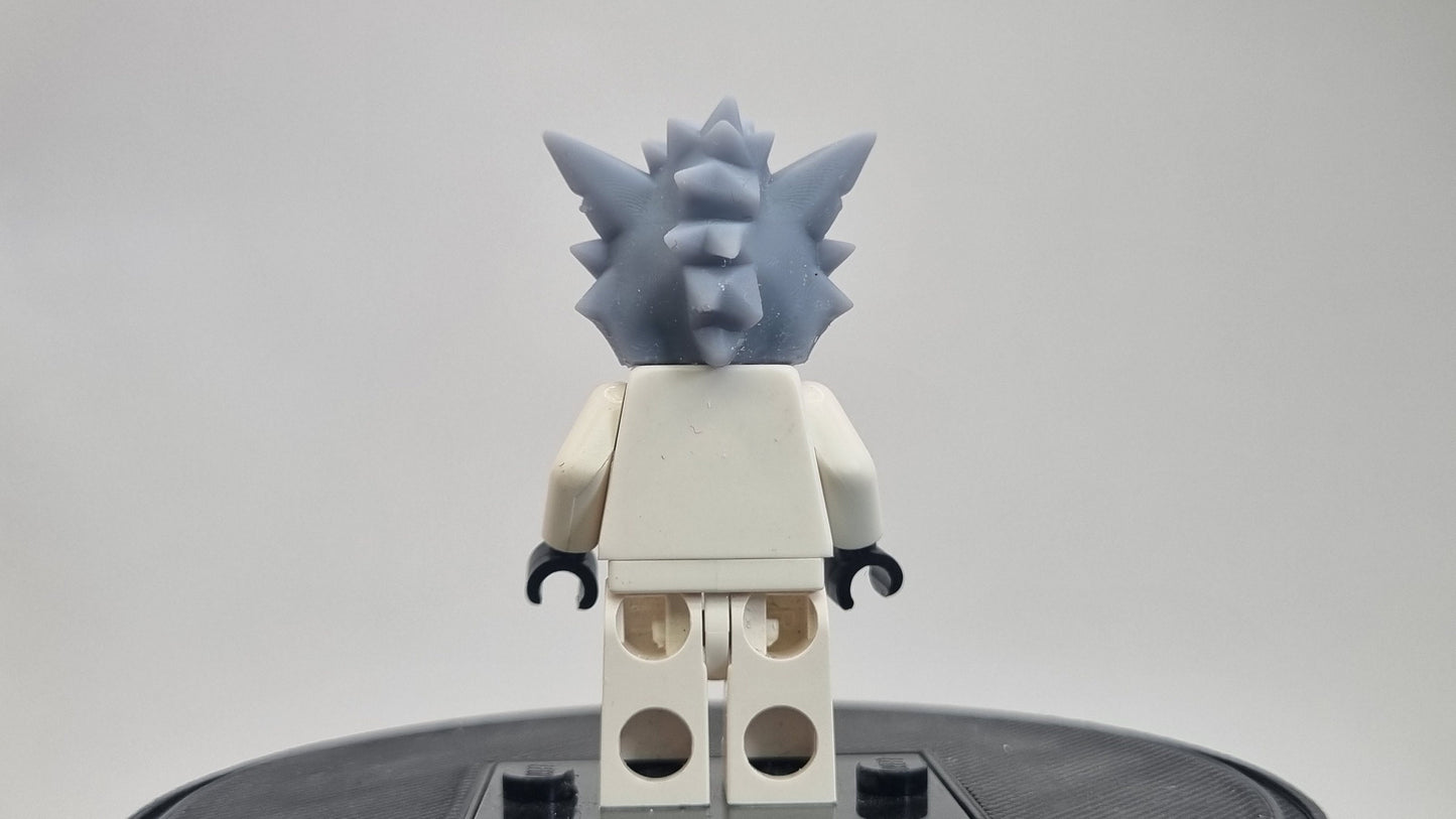 Custom 3D printed building toy spinning dog head!