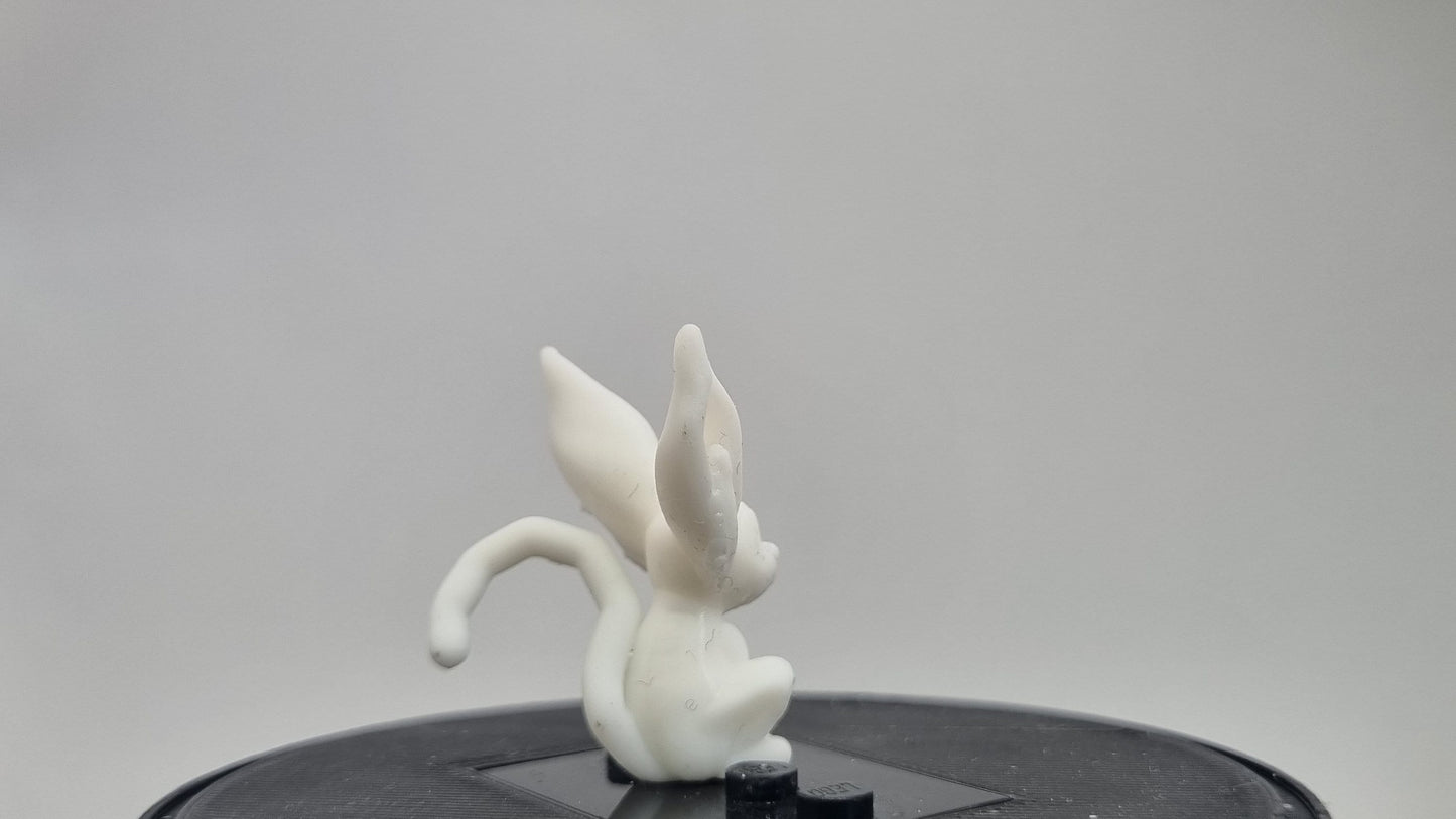 Building toy custom 3D printed white monkey!