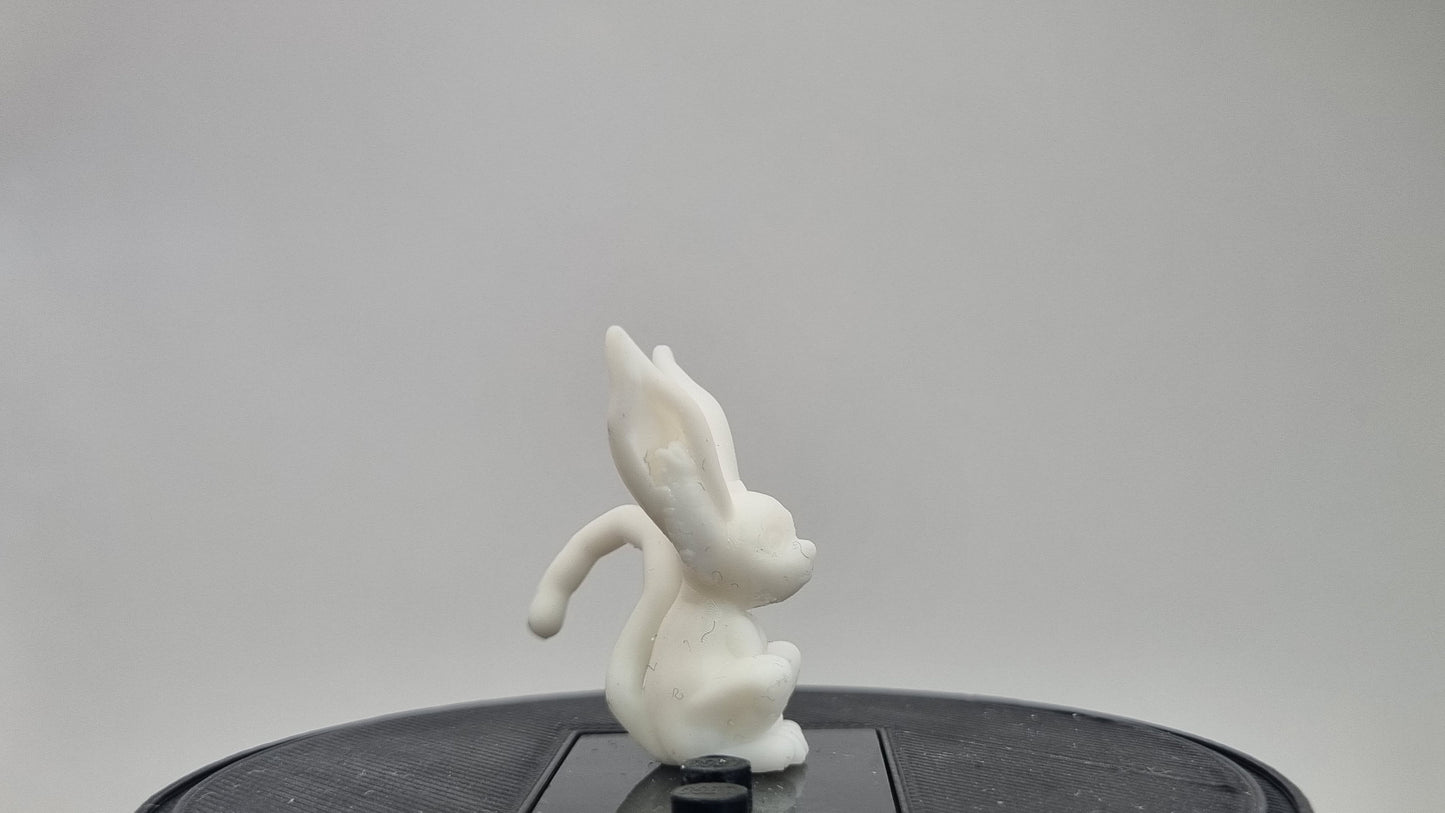 Building toy custom 3D printed white monkey!