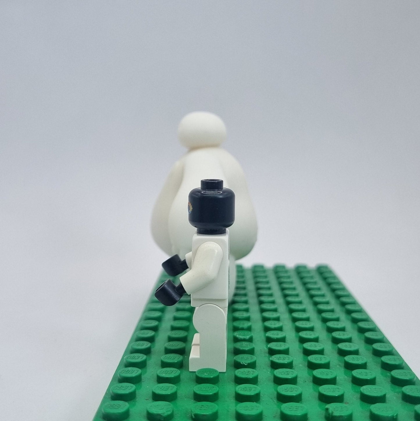 Custom 3D printed building toy big white marshmallow balloon character bigfig!