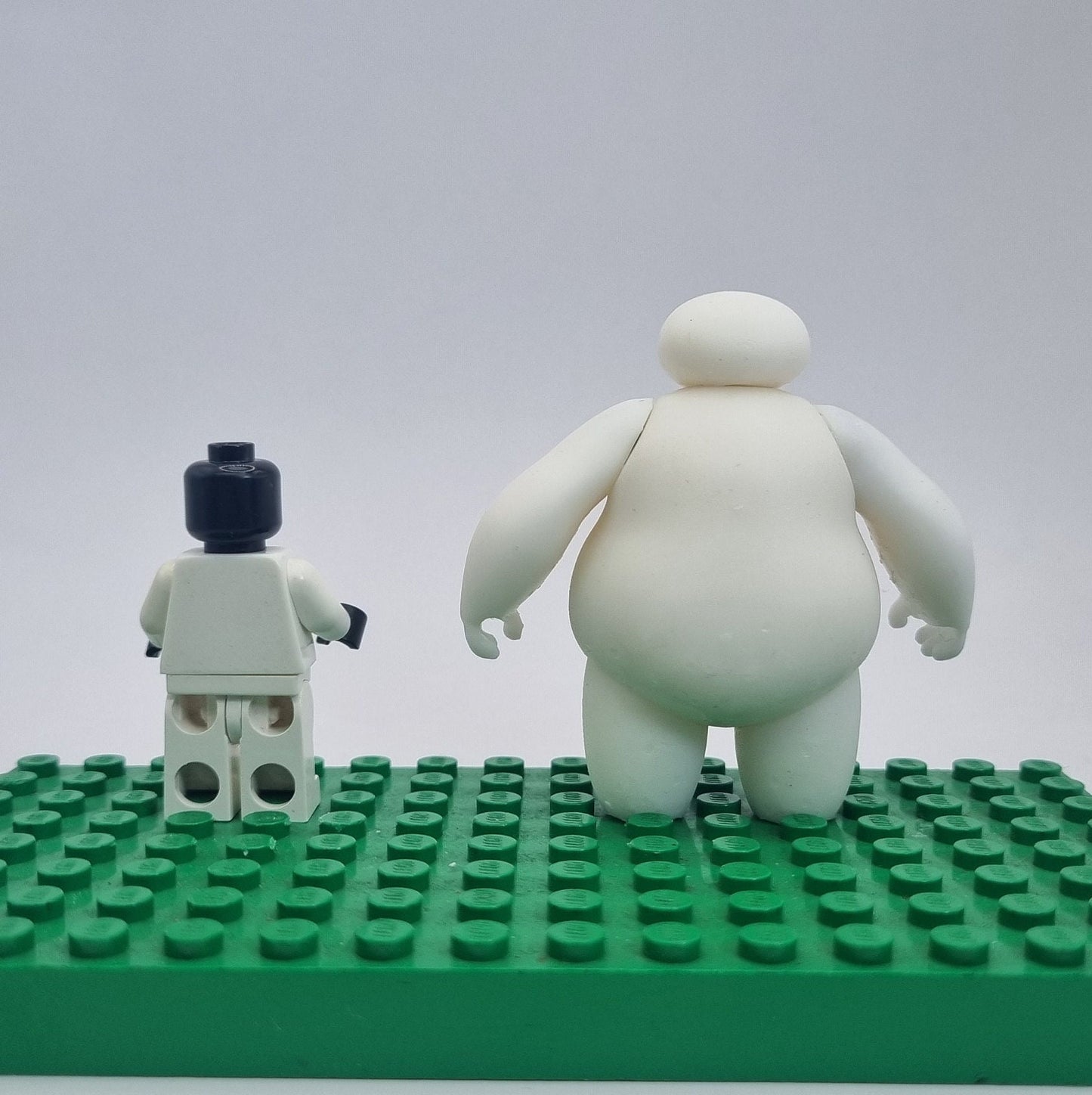 Custom 3D printed building toy big white marshmallow balloon character bigfig!