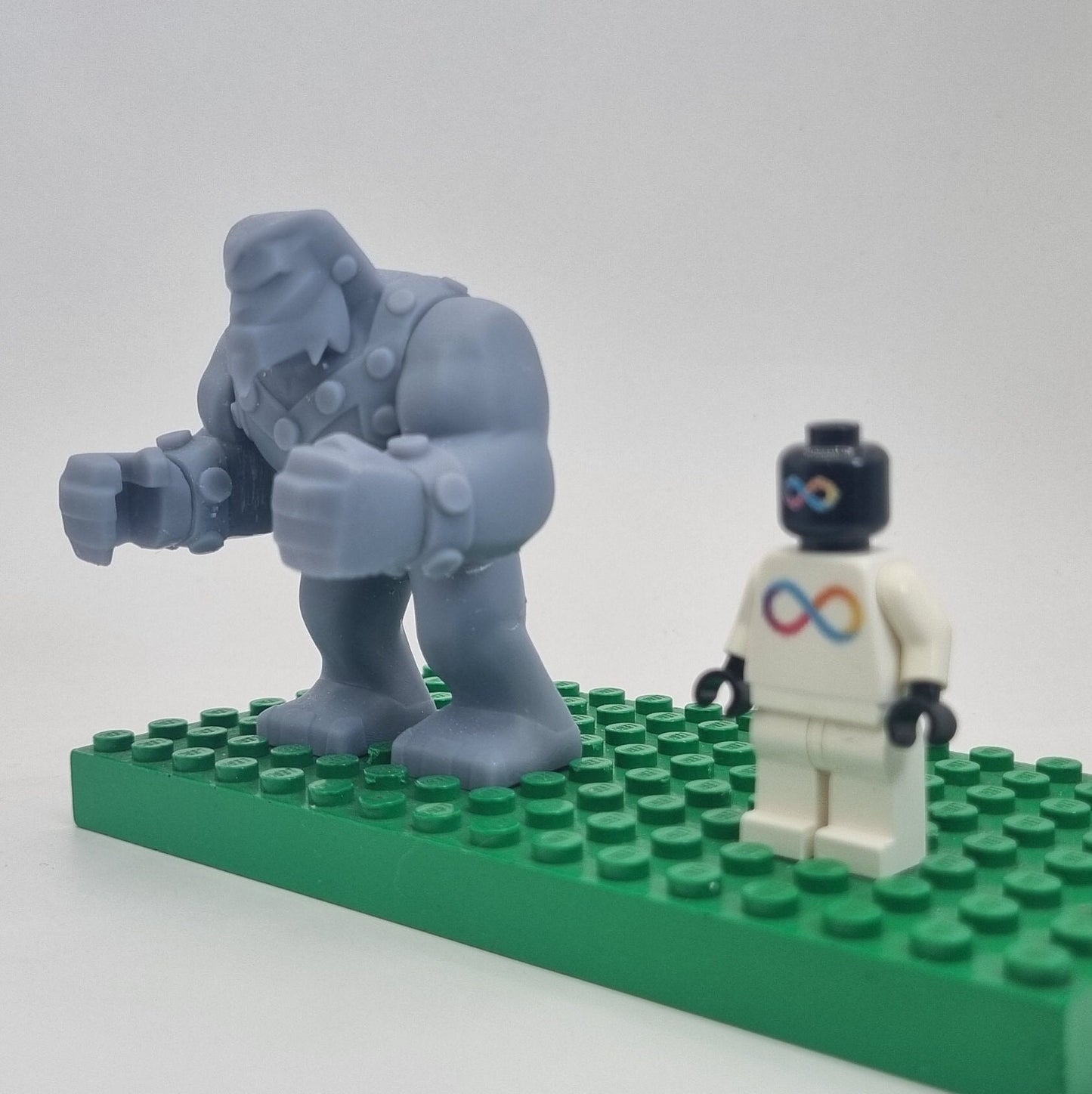Custom 3D printed building toy teen heroes villain bigfig!