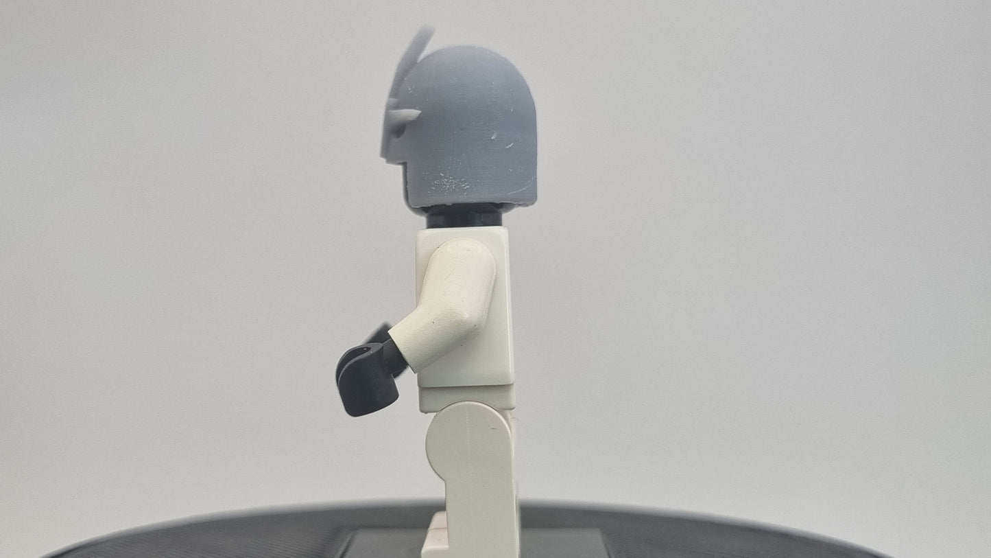 Custom 3D printted building toy star super hero helmet!