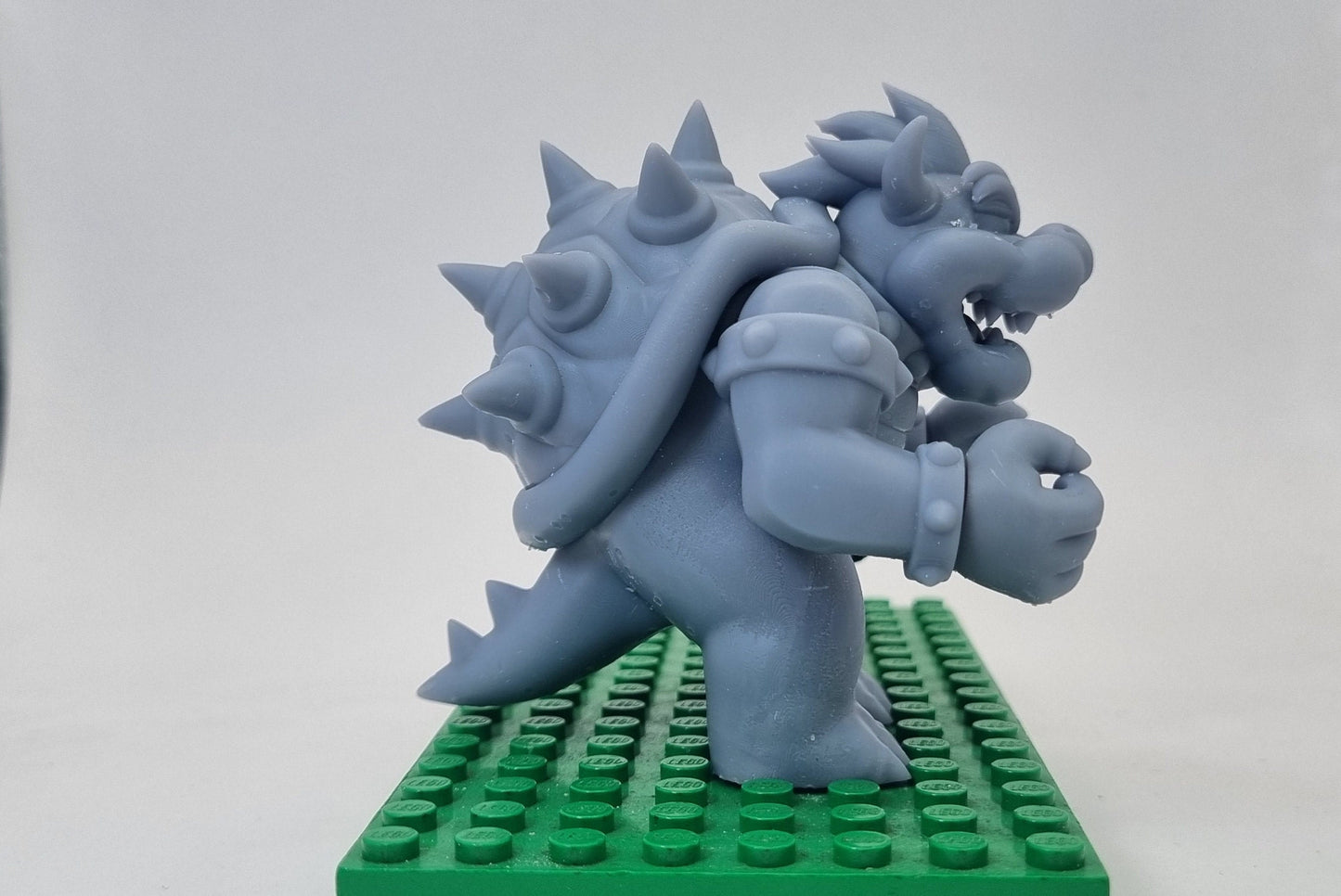 Custom 3D printed building toy spikey turtle bigfig!