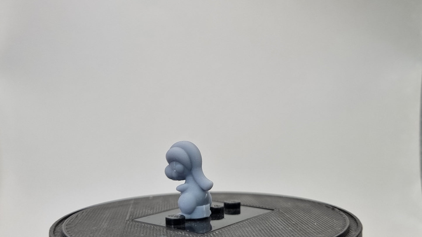 Building toy custom 3D printed animal to catch hard hat