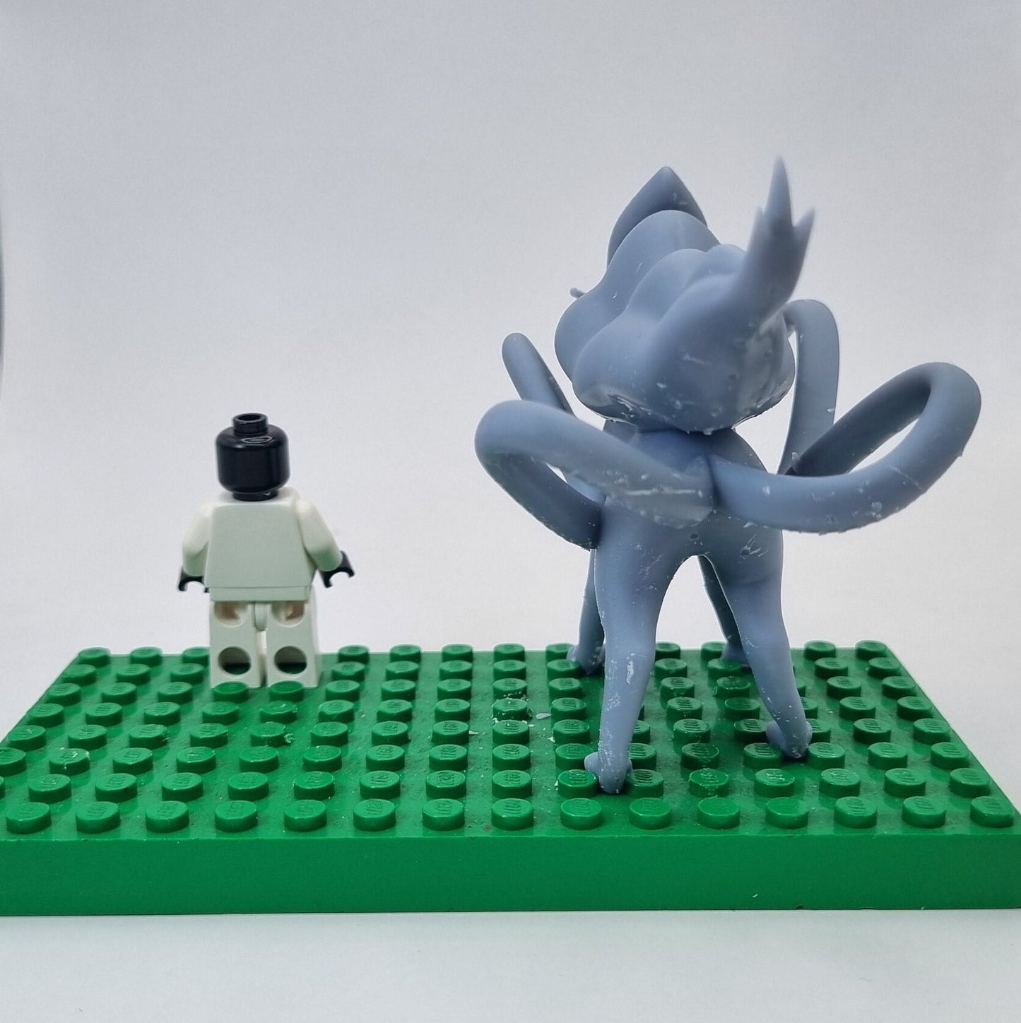 Building toy custom 3D printed animal to catch legdanry water dog