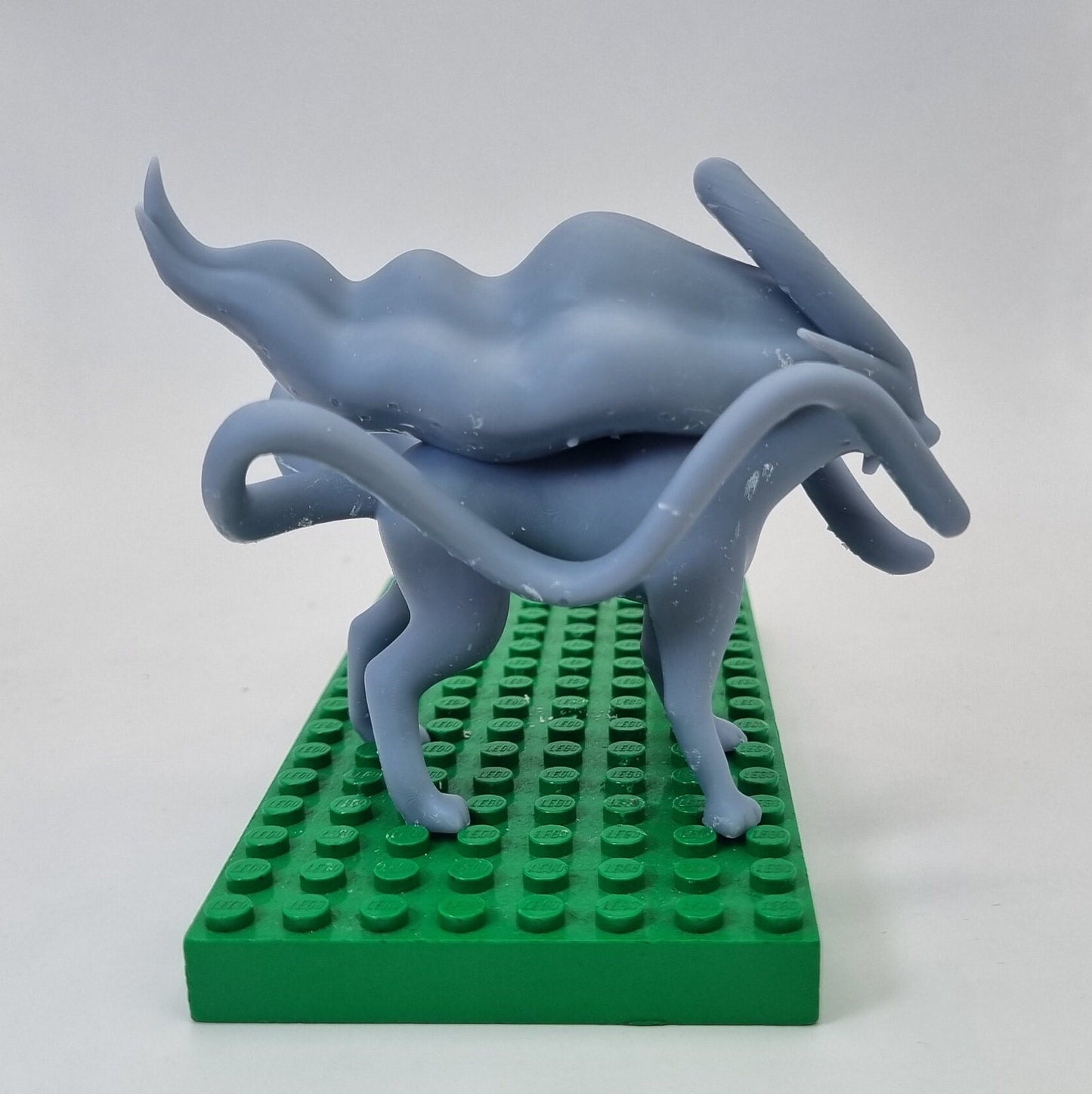 Building toy custom 3D printed animal to catch legdanry water dog