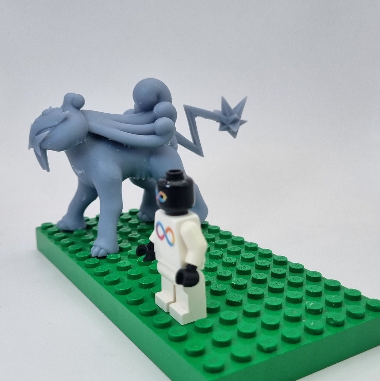 Building toy custom 3D printed animal to catch legandary electric dog