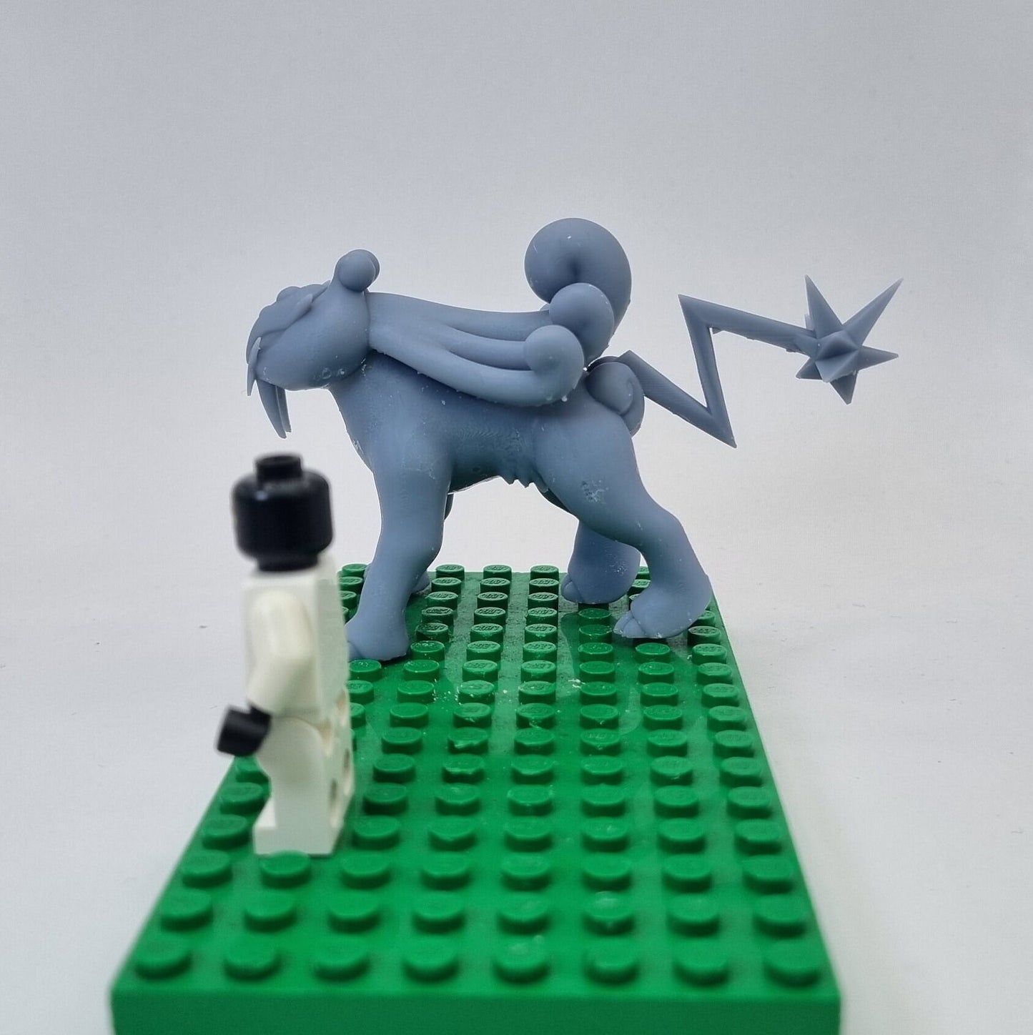 Building toy custom 3D printed animal to catch legandary electric dog
