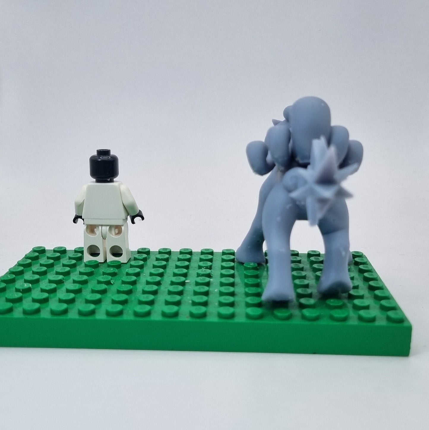Building toy custom 3D printed animal to catch legandary electric dog