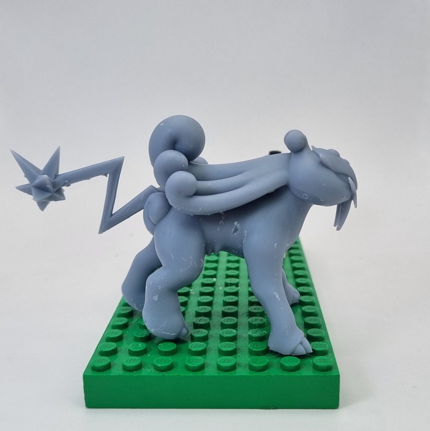 Building toy custom 3D printed animal to catch legandary electric dog