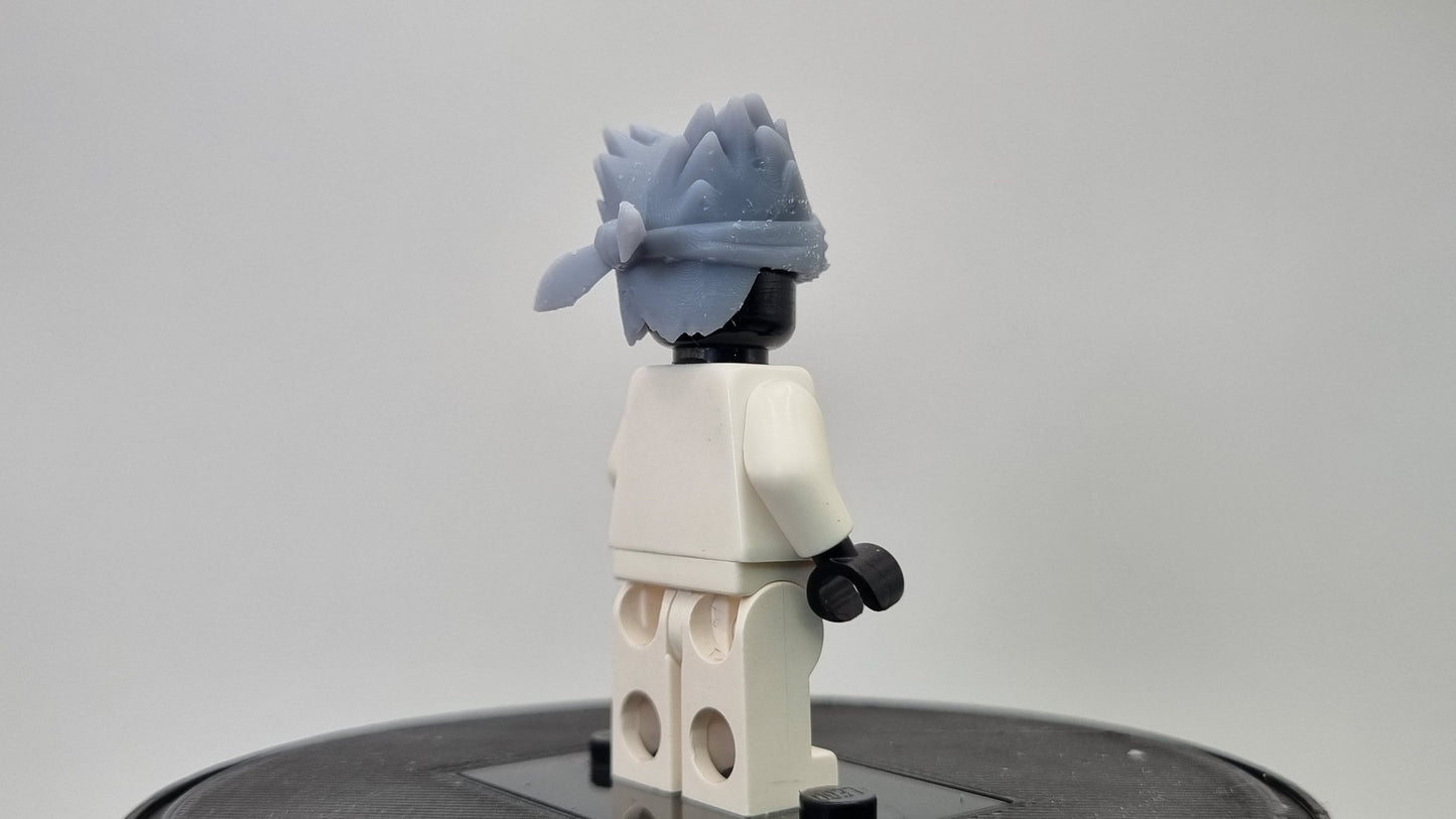 Custom 3D printed building toy ninja with bandana!