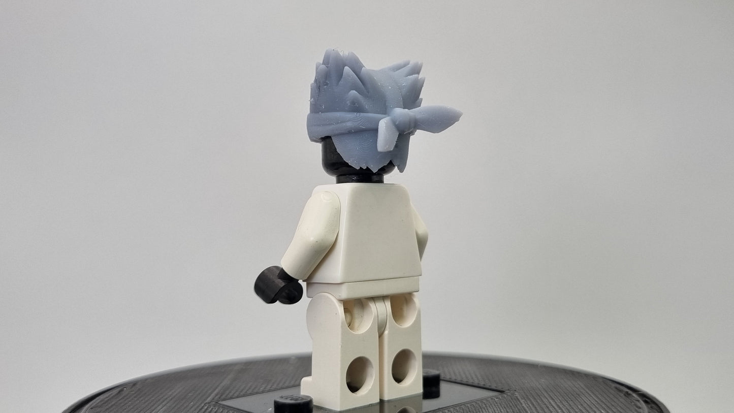 Custom 3D printed building toy ninja with bandana!