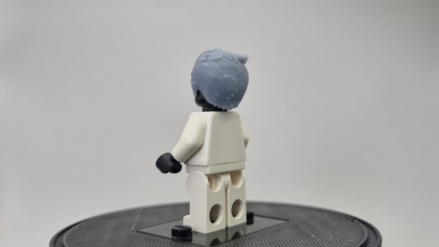 Custom 3D printed building toy green haired villain clown 2!