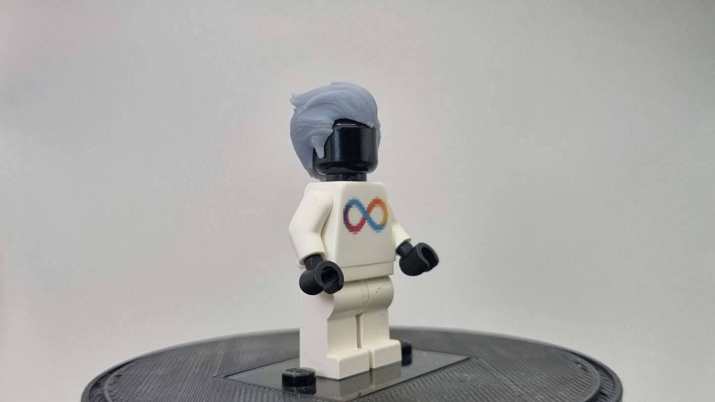 Custom 3D printed building toy green haired villain clown 2!