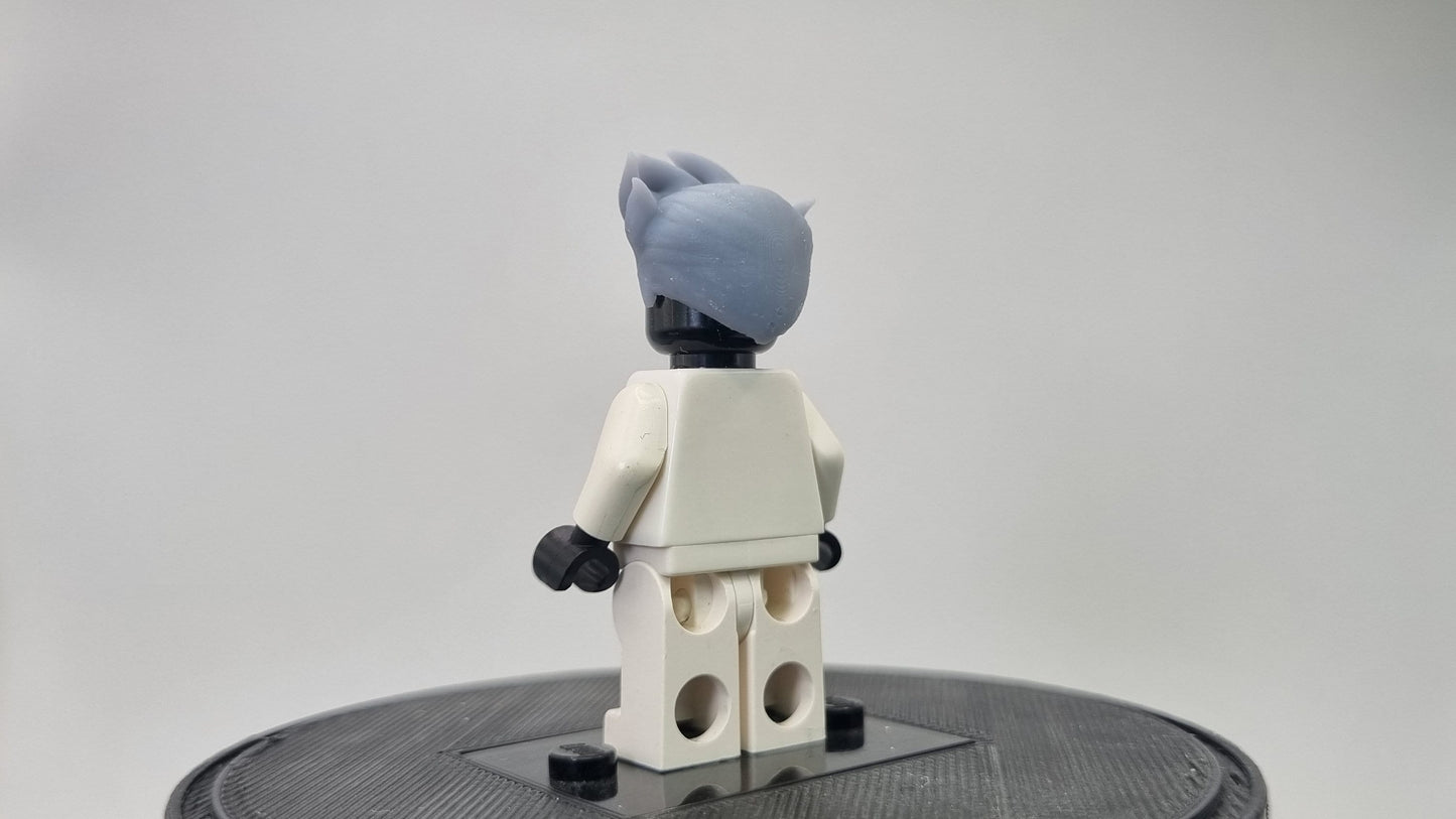 Custom 3D printed building toy green haired villain clown 1!