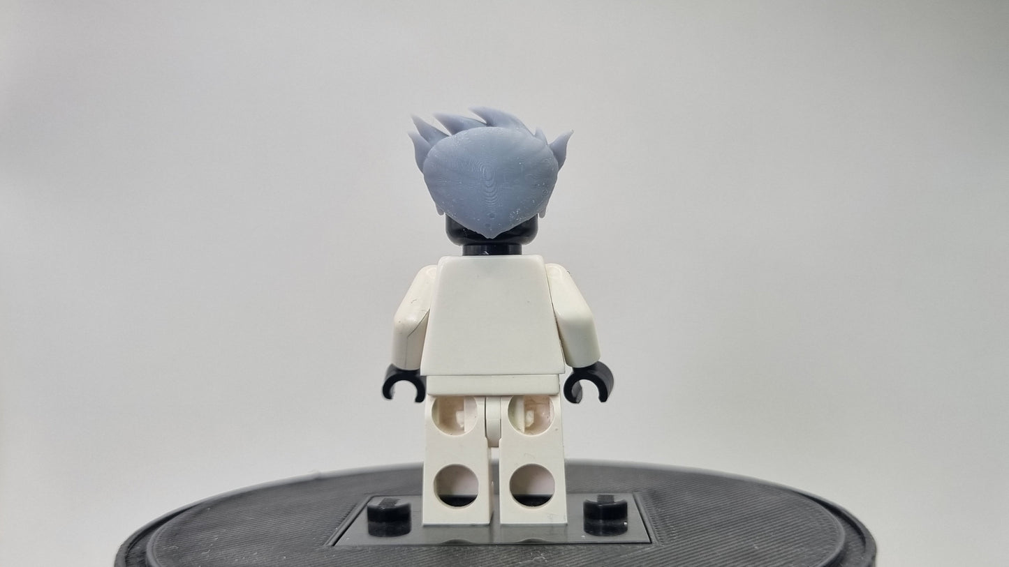 Custom 3D printed building toy green haired villain clown 1!