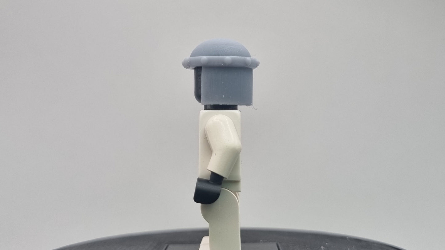Custom 3D printed building toy superhero bucket helmet!