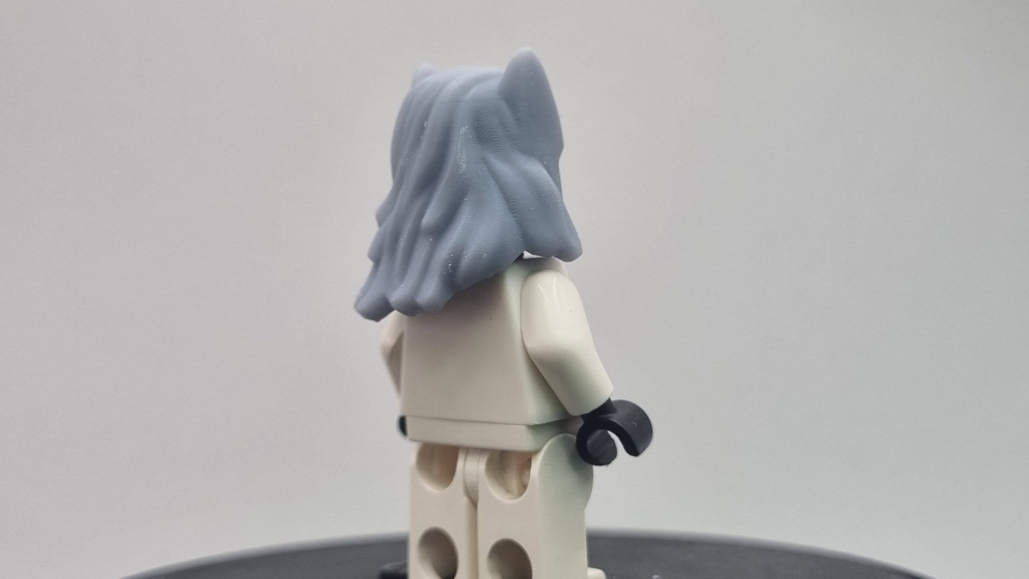 Custom 3D printed building toy masked girl!