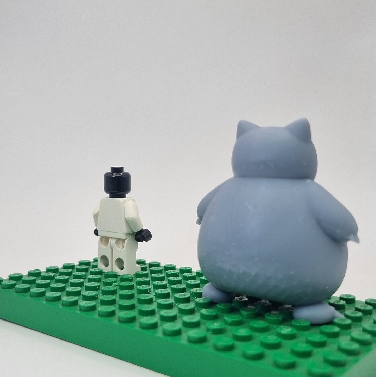 Custom 3D printed building toy sleeping animal to catch!