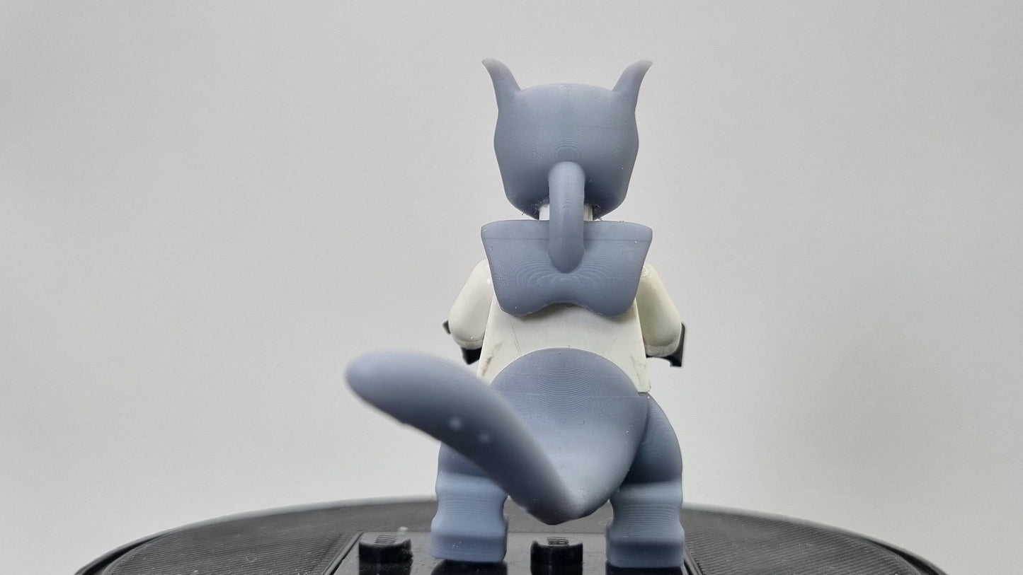 Building toy custom 3D printed animal to catch minifigure lab bread animal